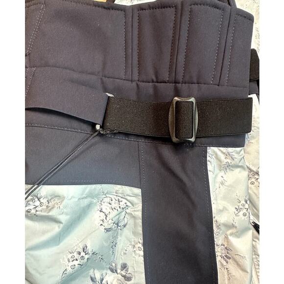 Bogner Fire + Ice X Loveshackfancy Lt.Blue Navy Floral Print Portia Ski Pants 10 - Picture 8 of 12